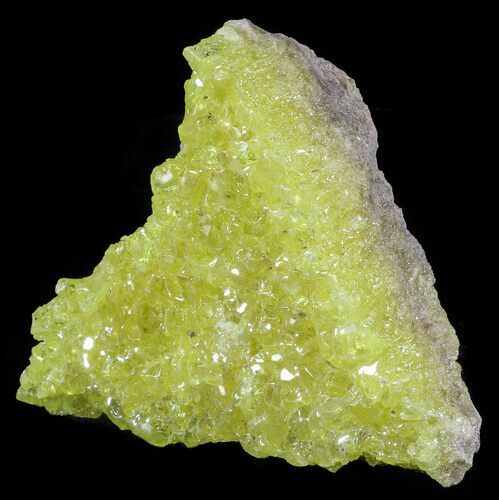 Sulfur Crystals on Matrix - Bolivia #51586